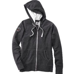 Roots73 Full Zip Hoody Heather Gray Warm Size Large EUC